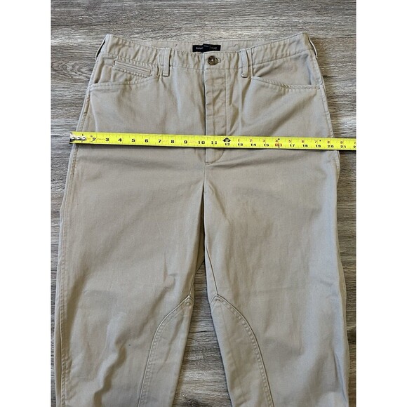 Banana Republic The Riding Pants Women 10 High Rise Button Fly Khaki. - Picture 8 of 10